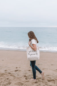 be kind to yourself tote
